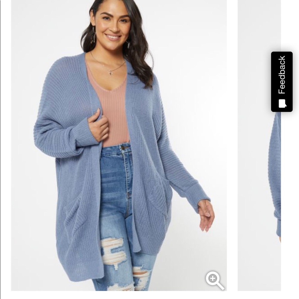 Blue cardigan sz 2x